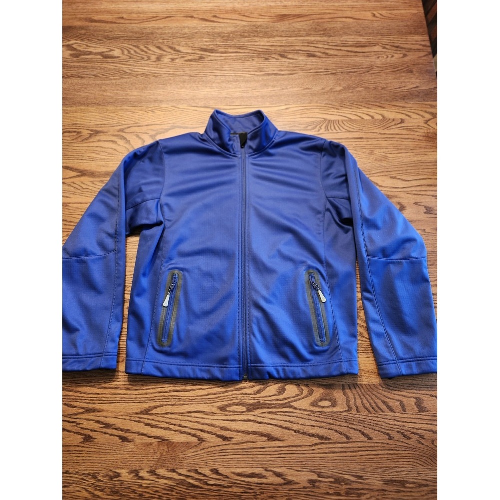 ZERO RESTRICTION Highland Jacket Womens Blue Medium Golf Waterproof Full Zip